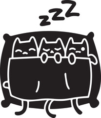 Cat icon symbol vector image illustration