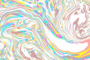 Fototapeta premium digital liquid illustration with unique colors for design background purposes
