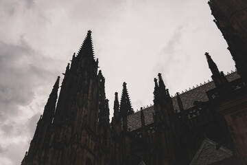 Low angle view of a famous building