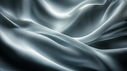 Obraz premium Abstract Draped Fabric with Rippled Texture