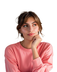 Fototapeta premium woman thinking