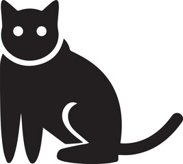Cat icon symbol vector image illustration