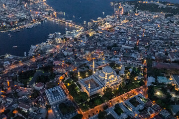 Aerial view of İstanbul city, Turkey