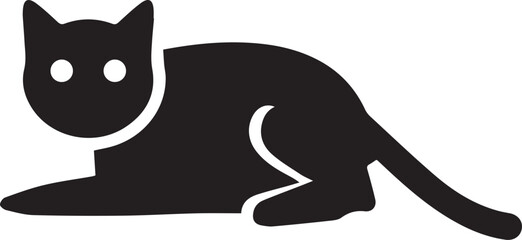 Cat icon symbol vector image illustration