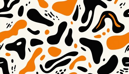 Explore this seamless, simple abstract pattern that adds a modern touch to your design with its smooth lines and forms.