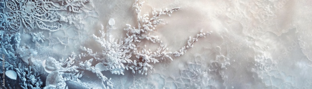 Poster abstract texture featuring soft white and gray tones, creating a serene and calming atmosphere for a