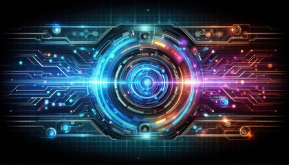Obraz premium energy of realms abstract wallpaper
