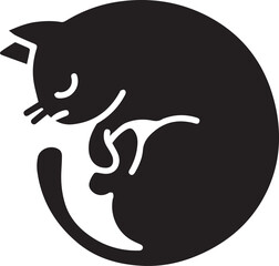 Cat icon symbol vector image illustration