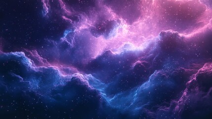 Obraz premium A Cosmic Landscape of Nebulas and Stars