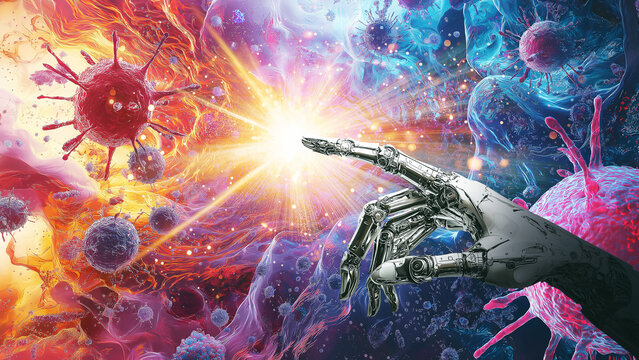 Robotic Hand Fighting Infectious Diseases