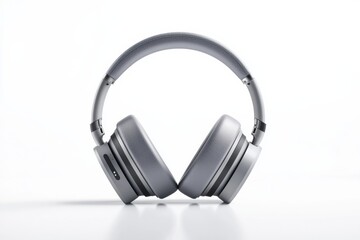 Fototapeta premium Modern Wireless Headphone Mockup Isolated created with Generative AI