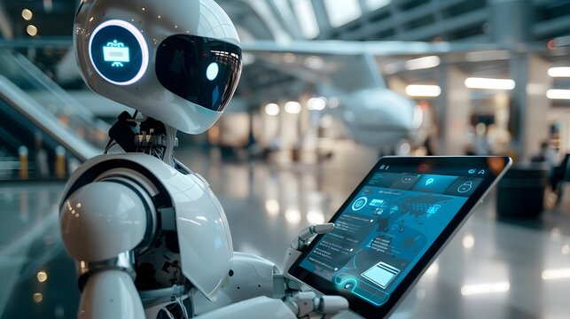 AI Powered Personal Travel Assistant Managing Flights Hotels and Itineraries on Touchscreen Device