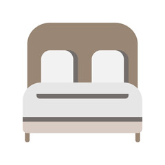 Bed flat icons. perfect for hotels, furniture, home, websites, UI and mobile apps. vector illustration.