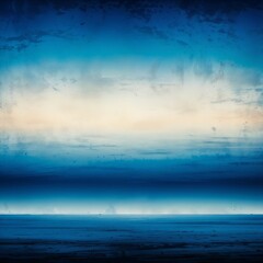 Obraz premium A stunning sunset over the ocean horizon with a soft gradient sky and calm water, perfect for travel, nature, or relaxation-themed designs. 