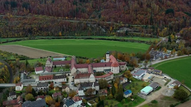 Aerial view of the town centre of Tuttlingen, Black Forest, Baar, Heuberg, Baden-W&uuml;rttemberg, Germany