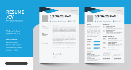 Clean, Modern and Professional CV Resume Design Templates