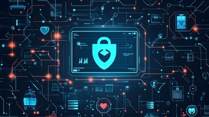 Cyber Security Network Data Protection Concept