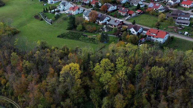 Aerial view of the town centre of Tuttlingen, Black Forest, Baar, Heuberg, Baden-W&uuml;rttemberg, Germany