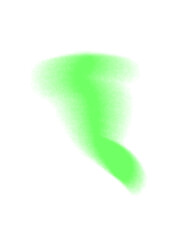 green gradient blob brush shadow