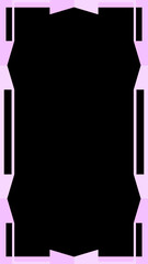 pink twitch overlay cam panel
