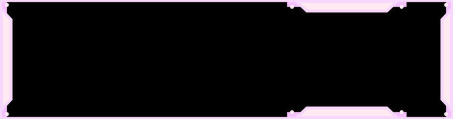 pink twitch overlay cam panel