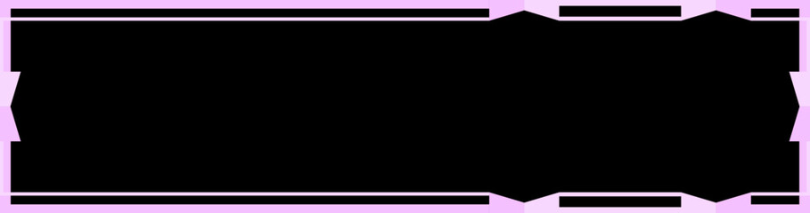 pink twitch overlay cam panel
