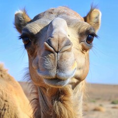 camel head close up