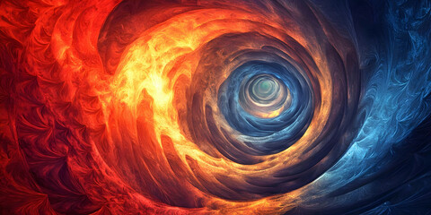 abstract background with spiral, ai generated.	
