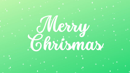 Merry Christmas text postcard on a beautiful Christmas stars background. Christmas postcard background
