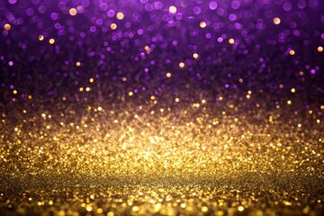 Rich purple and shimmering gold gradient background, evoking luxury and opulence, with subtle texture and dimensional depth.