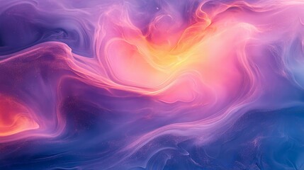 Obraz premium Abstract Swirling Colors with Glimmering Particles