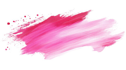 paint brush stroke on a white transparent background