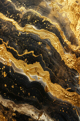 Obraz premium This abstract art illustration showcases a stunning golden vintage texture. The intricate design and vibrant hues evoke a sense of nostalgia and creativity, perfect for diverse applications.