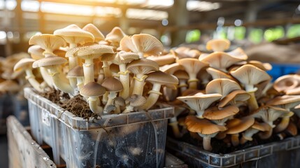 Sustainable Urban Mushroom Cultivation Transforming Food Waste into Gourmet Produce