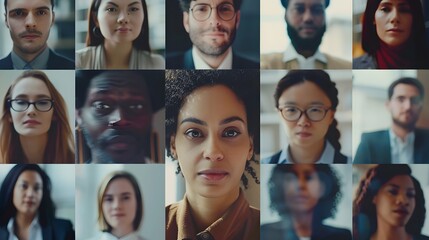 Online Video Meeting of Diverse International Business Colleagues Using Real time Translation Tools