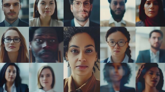 Online Video Meeting of Diverse International Business Colleagues Using Real time Translation Tools