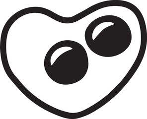 Love icon symbol vector image illustration
