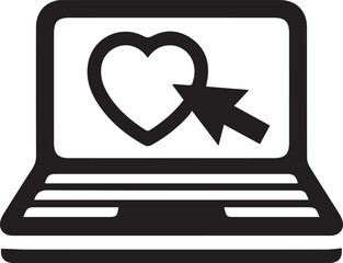 Love icon symbol vector image illustration
