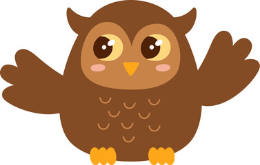Childish Cute Owl