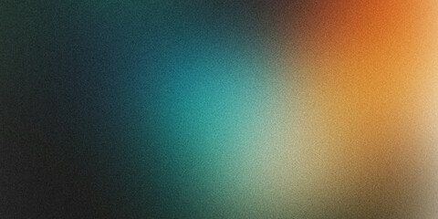 Grainy texture background, featuring with orange, blue colors with noise texture effect. Ideal for use as a backdrop, header, poster, banner, cover design