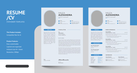 Clean, Modern and Professional CV Resume Design Templates