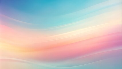 Soft abstract background with smooth pastel gradients in blue and pink