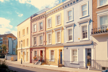 street in the town country