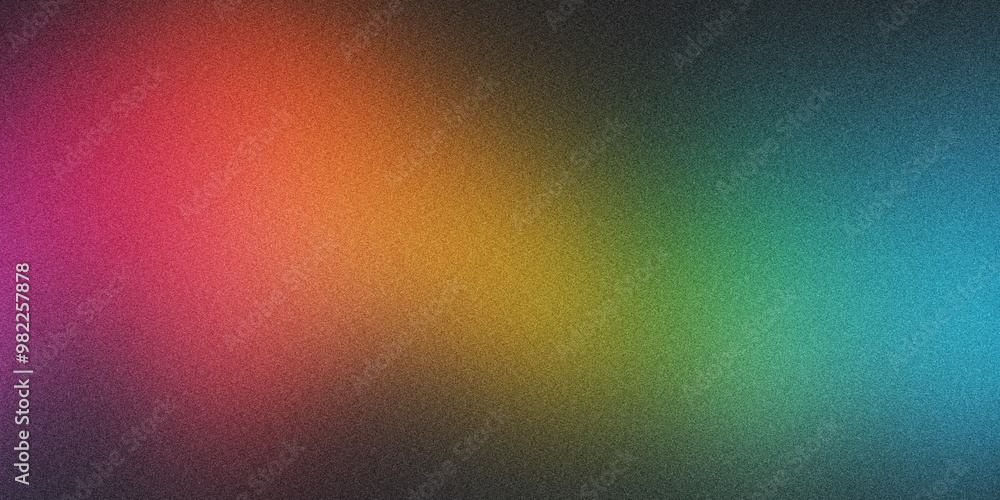 Poster abstract grainy texture background with noise effect color flow, use for backdrop header poster bann