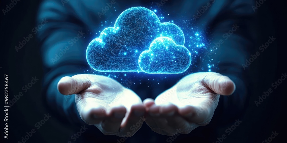 Aufkleber Digital transformation focuses on automating business processes, optimizing operations, and enhancing customer service with the help of cloud computing and digitalization