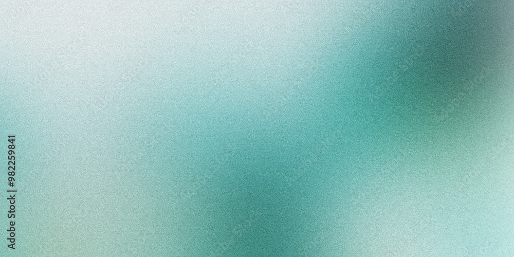 Poster grainy texture background, featuring with teal green colors with noise texture effect. ideal for use