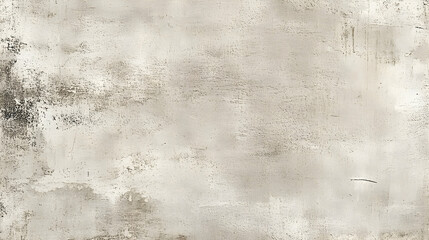 Naklejka premium Abstract Beige and White Grunge Texture Background, Worn and Weathered Wall Surface with Distressed Paint and Scratches
