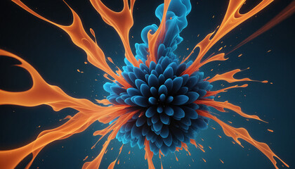 Obraz premium Animated Smoke Style | Colorful