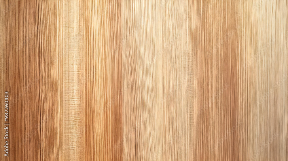 Poster abstract wood grain texture with vertical lines and warm brown tones - ideal for backgrounds and des