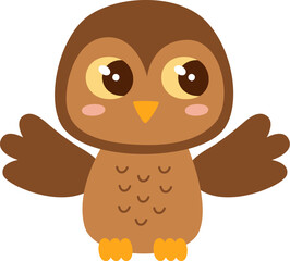 Childish Cute Owl